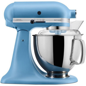 KitchenAid Mixer cu bol Artisan 5KSM175PSEVB, 300 W, Blue Velvet, 4.8L, Albastru