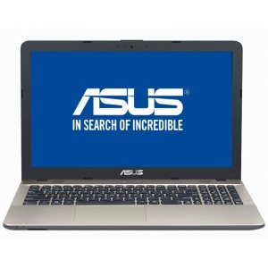 ASUS 15.6'' X541NA, HD, Procesor Intel® Celeron® Dual Core N3350 (2M Cache, up to 2.4 GHz), 4GB, 128GB SSD, GMA HD 500, Endless OS, Chocolate Black, no ODD