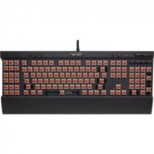 Corsair K95 - RGB LED - Cherry MX Red - Layout US Mecanica