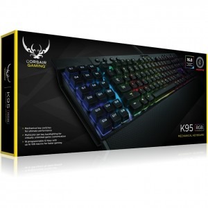 Corsair K95 - RGB LED - Cherry MX Red - Layout US Mecanica