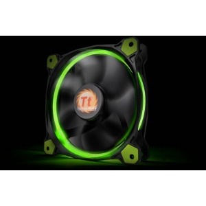 Thermaltake Riing 12 High Static Pressure 120mm Green LED 3 Fan Pack