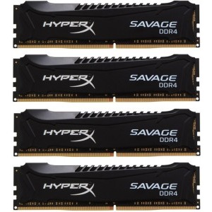 HyperX Savage Black 32GB DDR4 2400MHz CL12  Quad Channel Kit