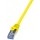 Cablu retea Logilink PrimeLine CAT6a Patch Cable S/FTP 10G 1m yellow