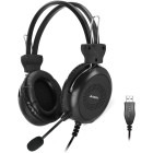 Casti A4Tech On-Ear, HU-30 Black