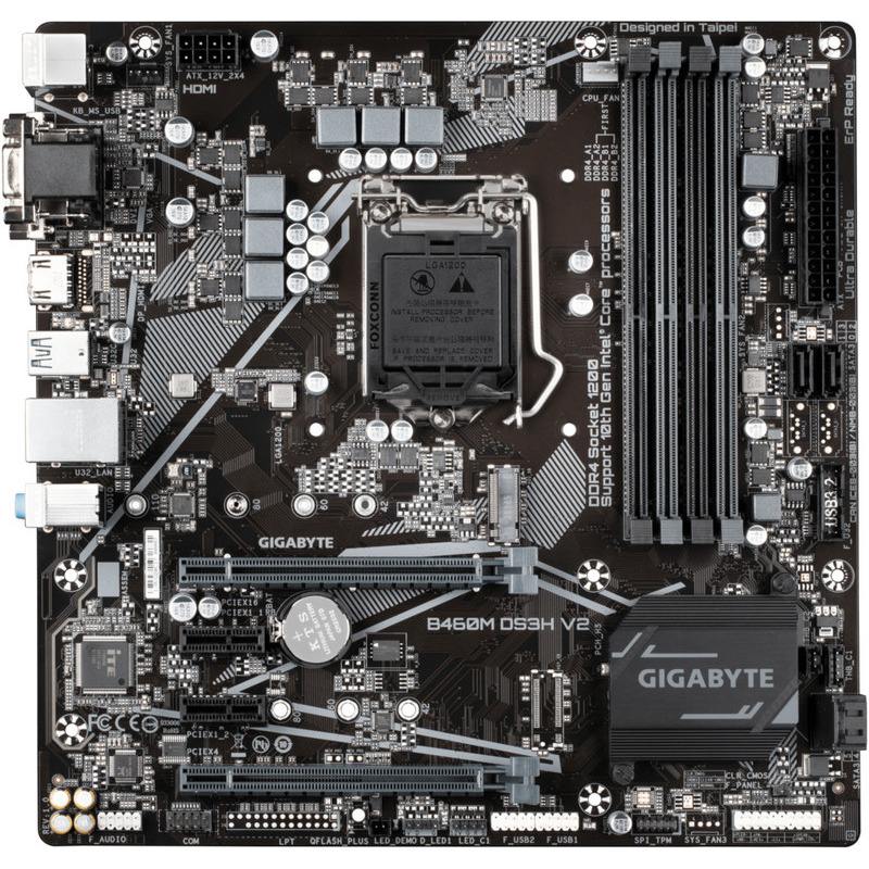 Gigabyte b460m ds3h v2 совместимость с процессорами