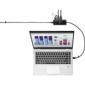 HP USB-C Travel Hub G2, 1x VGA, 1x HDMI, 2x USB