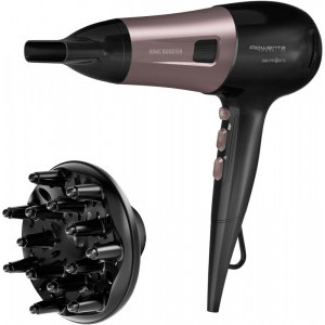 Uscator de par Rowenta PowerLine CV5940F0, 2400W, Negru/Roz