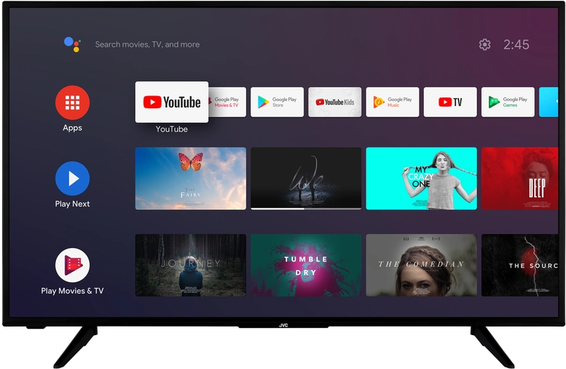 Televizor LED JVC Smart TV Android LT-50VA3000 Seria VA3000 126cm negru 4K UHD HDR
