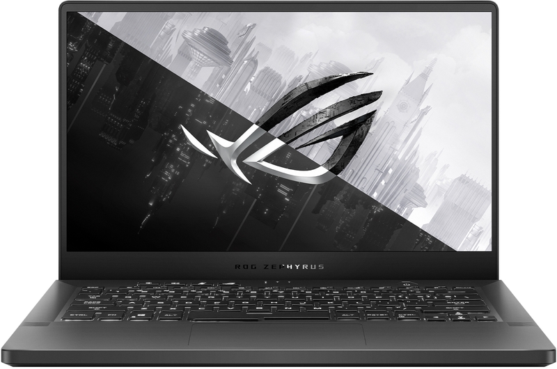 Laptop ASUS Gaming 14” ROG Zephyrus G14 GA401QM, QHD 120Hz, Procesor AMD Ryzen™ 9 5900HS (16M Cache, up to 4.6 GHz), 16GB DDR4, 512GB SSD, GeForce RTX 3060 6GB, Win 10 Home, Eclipse Gray AniMe Matrix ASUS imagine noua idaho.ro