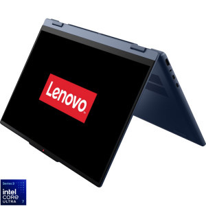 Lenovo 15.3'' IdeaPad 5 2-in-1 15IPH11, 2.5K OLED 165Hz Touch, Procesor Intel® Core™ Ultra 7 355 (12M Cache, up to 4.70 GHz), 16GB DDR5, 1TB SSD, Intel Graphics, No OS, Cosmic Blue