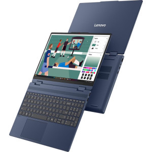 Lenovo 15.3'' IdeaPad 5 2-in-1 15IPH11, 2.5K OLED 165Hz Touch, Procesor Intel® Core™ Ultra 7 355 (12M Cache, up to 4.70 GHz), 16GB DDR5, 1TB SSD, Intel Graphics, No OS, Cosmic Blue