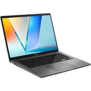 ASUS 14'' Vivobook S14 M3407KA, WUXGA OLED, Procesor AMD Ryzen™ AI 5 330 (8M Cache, up to 4.50 GHz), 16GB DDR5, 512GB SSD, AMD Radeon 820M, No OS, Matte Gray