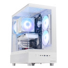 Gaming BALAUR Ultra Alb, Intel Core Ultra 5 225F 3.3GHz, 32GB DDR5, 1TB SSD, RTX 5060 8GB GDDR7, Iluminare RGB