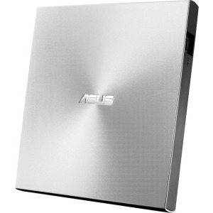 ASUS ZenDrive U8M, ultra-slim extern DVD citire/scriere, USB-C, suport M-DISC, Argintiu
