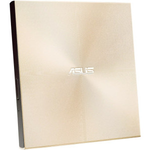 ASUS ZenDrive U8M, ultra-slim extern DVD citire/scriere, USB-C, suport M-DISC, Auriu
