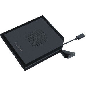 ASUS ZenDrive V1M DVD writer extern 8X, suport M-DISC, Nero BackItUp, E-Green, Negru
