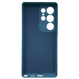 Lemontti Capac protectie spate Silicon Soft Slim Blue pentru Galaxy S25 Ultra