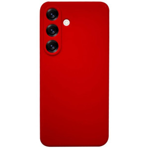Lemontti Capac protectie spate Silicon Silky Red pentru Galaxy S25