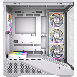 Gaming GREUCEANU Legendar Ultimate Alb, AMD Ryzen 9 9950X3D 4.3GHz, 64GB DDR5, 4 TB SSD, RTX 5090 32GB GDDR7, Iluminare RGB, Windows 11 Home (Game Ready)