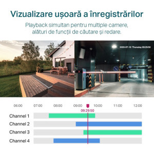 TP-LINK VIGI NVR1004H-4P 4 Canale