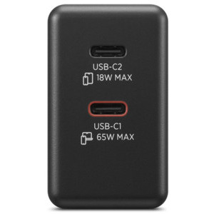 Lenovo GaN Dual USB-C 65W Black