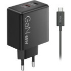 Lenovo GaN Dual USB-C 65W Black