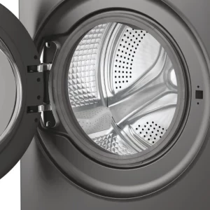 Candy BS 48SB6G-S, Slim, 8 kg, 1400 RPM, Clasa A, Inverter, ProActive EcoWash, Clean Shield, hOn, Antracit