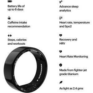 Ultrahuman Ring AIR, Aster Black 5