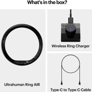 Ultrahuman Ring AIR, Aster Black 8