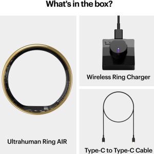 Ultrahuman Ring AIR, Bionic Gold 14