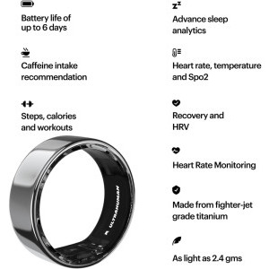 Ultrahuman Ring AIR, Space Silver 6
