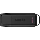 Memorie externa Kingston DataTraveler Exodia 64GB USB 3.2 Gen 1 Black