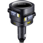 Incarcator auto Baseus Enjoyment Max, 3x USB-C, 1x USB, 90 W, 2x Cabluri integrate, Black