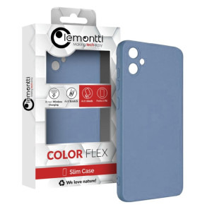 Lemontti Capac protectie spate Silicon Soft Slim Lavander Gray pentru Galaxy A05