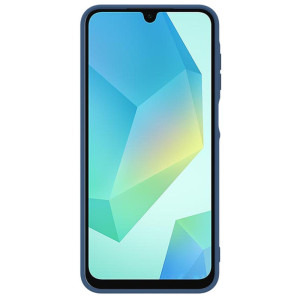 Lemontti Capac protectie spate Silicon Silky Blue pentru Galaxy A16