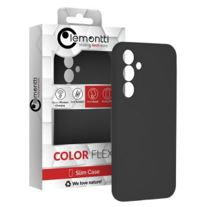 Lemontti Capac protectie spate Liquid Silicon Black pentru Galaxy S24