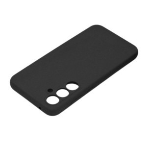 Lemontti Capac protectie spate Liquid Silicon Black pentru Galaxy S24