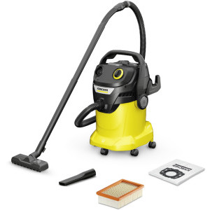 Karcher KWD 5 V-25/5/22, cu sac, 1200W, 25L, Galben/Negru