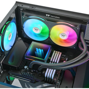 Thermaltake TH240 V3 ARGB Sync AIO Liquid Cooler Black