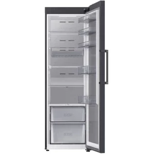 Samsung RR70H39CEFEO, 387 L, Clasa E, No Frost, Digital Inverter, All Around Cooling, SpaceMax, AI Energy, SmartThings, Control electronic, 186, Negru