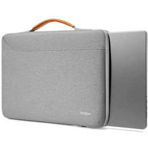 Tomtoc Geanta laptop Apple MacBook Pro 16, 16 inch, Defender-A22, protectie de grad militar, culoare gri