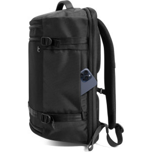 Tomtoc Rucsac laptop 17.3 inch Navigator-T67, capacitate 38L, deschidere tip valiza, buzunare smart, culoare negru