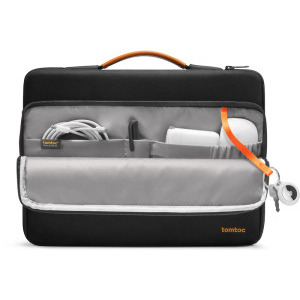 Tomtoc Geanta laptop Apple MacBook Pro 14, 13.5-14 inch, Defender-A14, protectie de grad militar, culoare negru