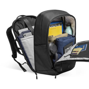 Tomtoc Rucsac laptop 16 inch UrbanEX-T77, capacitate 26L, baza intarita 840D, fermoare YKK, culoare negru