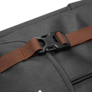 Tomtoc Rucsac laptop 15.6 inch Vintpack-TA1, capacitate 22L, fermoare YKK, catarame Duraflex, culoare negru