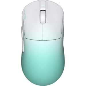 Mouse Gaming HATOR Quasar 3 Ultima White/Green