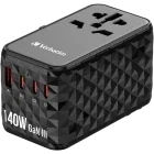 Incarcator retea Verbatim Adaptor universal 32125, 3x USB-C, 1x USB, Quick Charge 140 W, Black