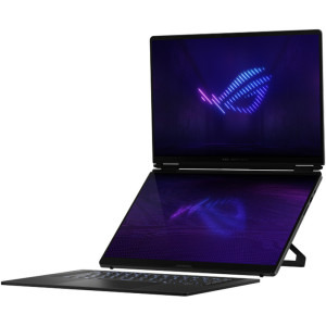 ASUS Gaming 16'' ROG Zephyrus Duo 16 GX651AX, 3K OLED 120Hz Touch, Procesor Intel® Core™ Ultra 9 386H (18M Cache, up to 4.90 GHz), 64GB LPDDR5X, 2TB SSD, GeForce RTX 5090 24GB, Win 11 Pro, Stellar Grey