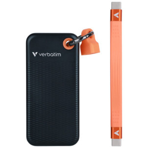 Verbatim Pocket 256GB USB-C 3.2 Gen 2 Black/Orange