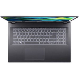 Acer 17.3'' Aspire 17 A17-51M, FHD IPS, Procesor Intel® Core™ 5 120U (12M Cache, up to 5.00 GHz), 16GB LPDDR5, 512GB SSD, Intel Graphics, No OS, Steel Gray